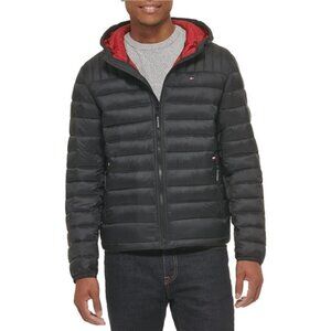 Men's Water Resistant Ultra Loft Filled Hooded Puffer Jacket